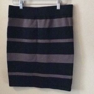 Gray and black Skirt
